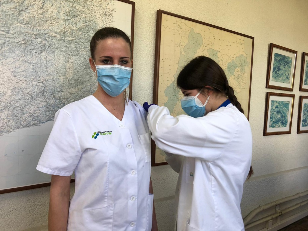 inicio vacunaciones COVID en la comarca del Garraf